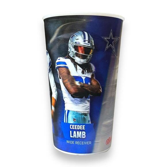 Dallas Cowboys ATT&T Stadium Cup 2023 Dak Prescott Ceedee Lamb 3D 32oz USA MADE - Picture 3 of 12